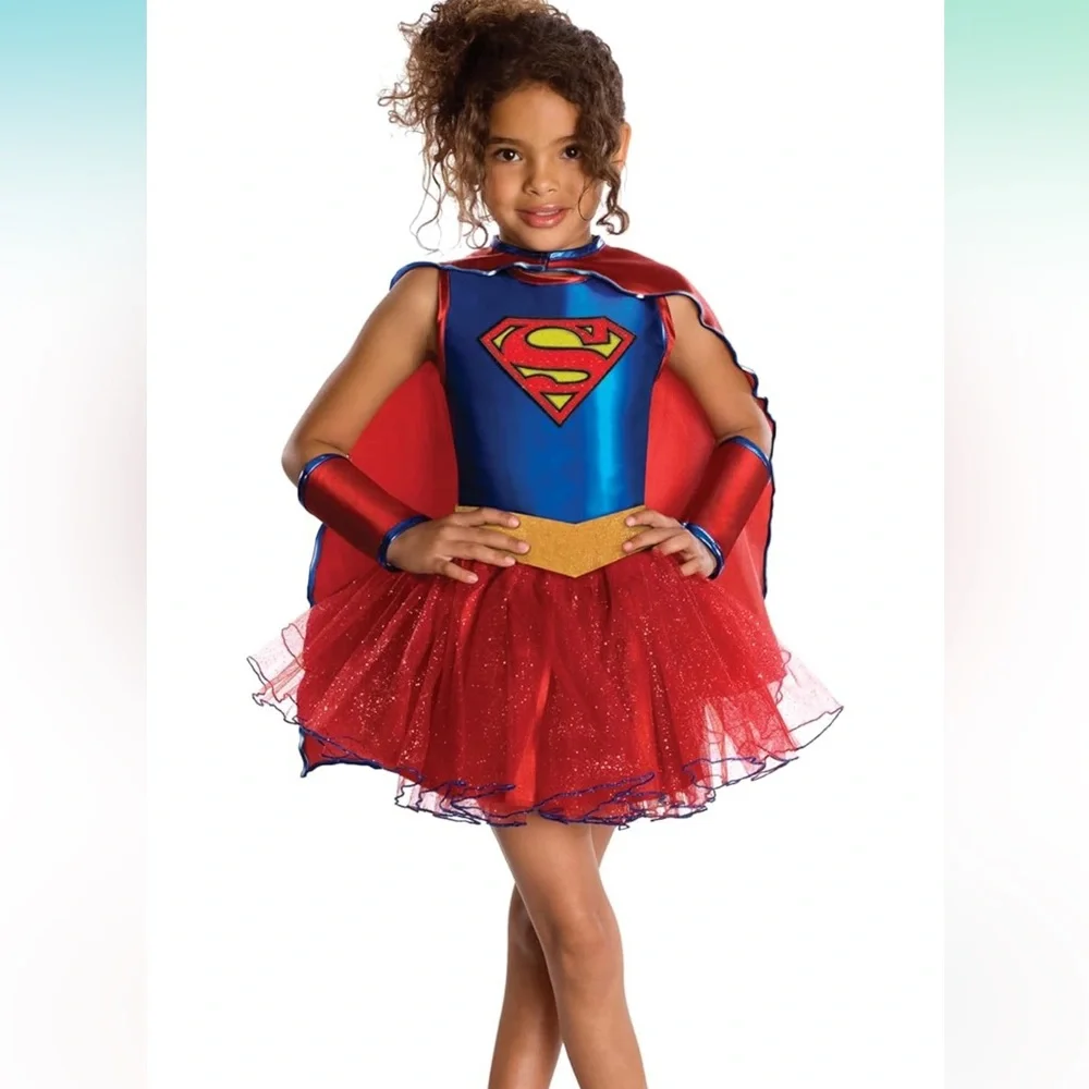 Rubie's Justice League Child's Supergirl Tutu Dress size Medium 5 - 7